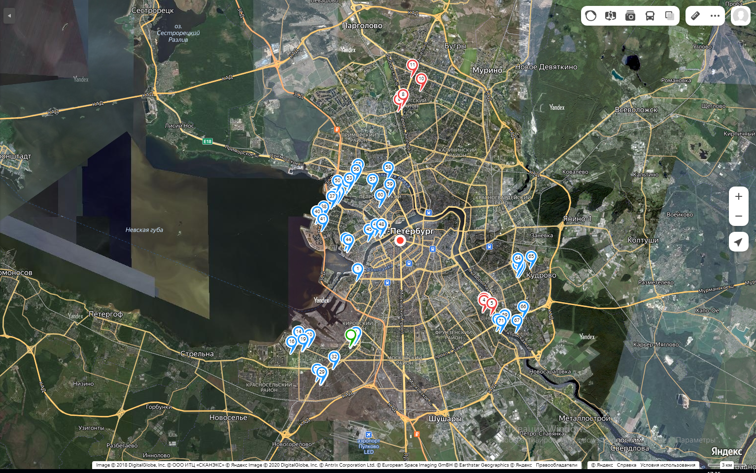 Почвы города Санкт-Петербург. Экспедиции 2015 г. ЦМП им. В.В. Докучаева